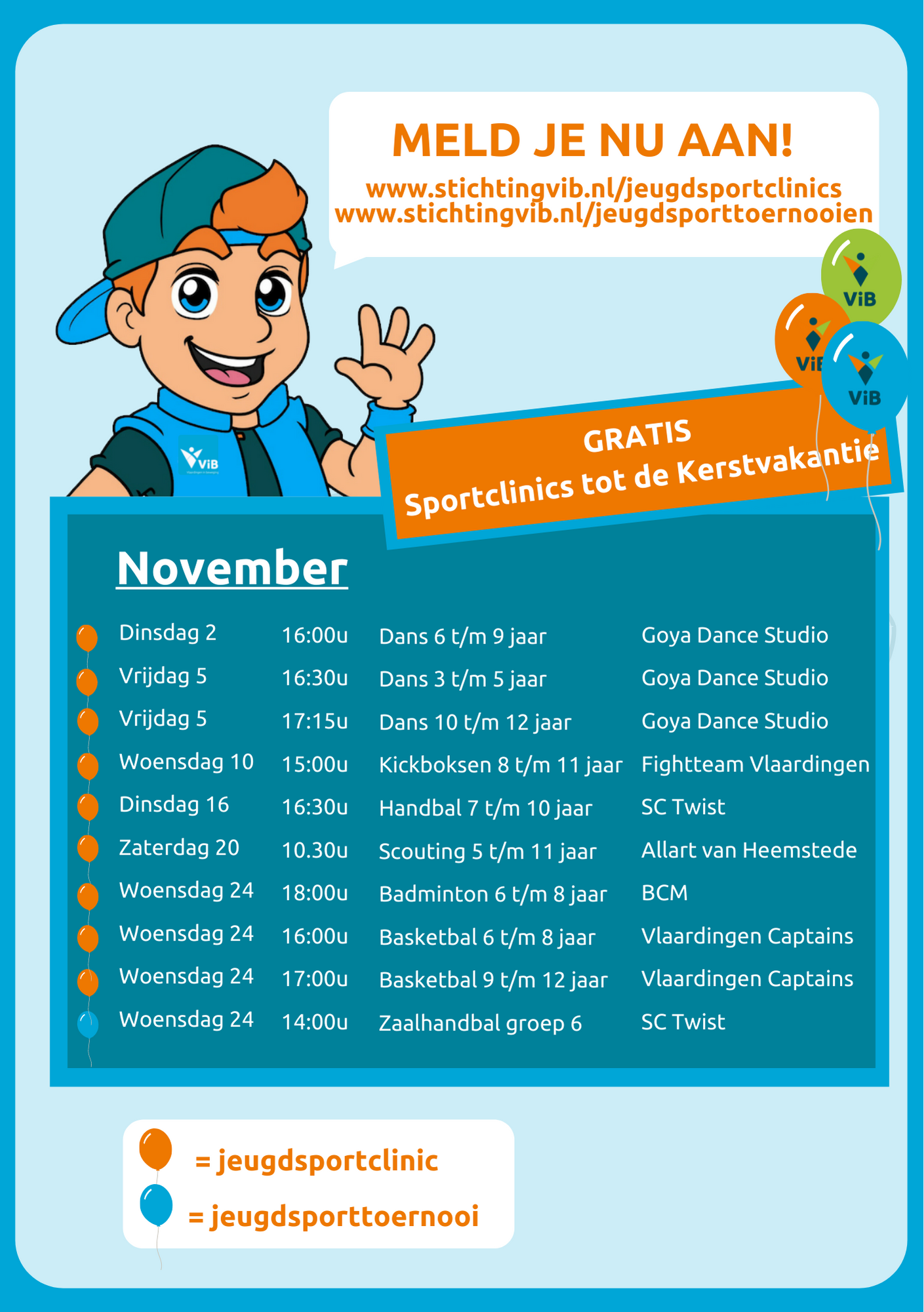 Gratis sporten voor Vlaardingse jeugd