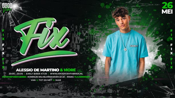 Eerste editie jongerenfeest FIX in De Kroepoekfabriek