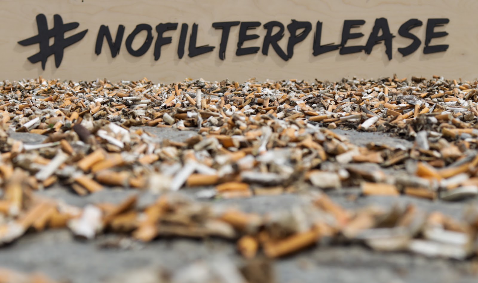 Zaterdag peuken rapen in afwachting van mogelijk verbod op plastic sigarettenfilters 