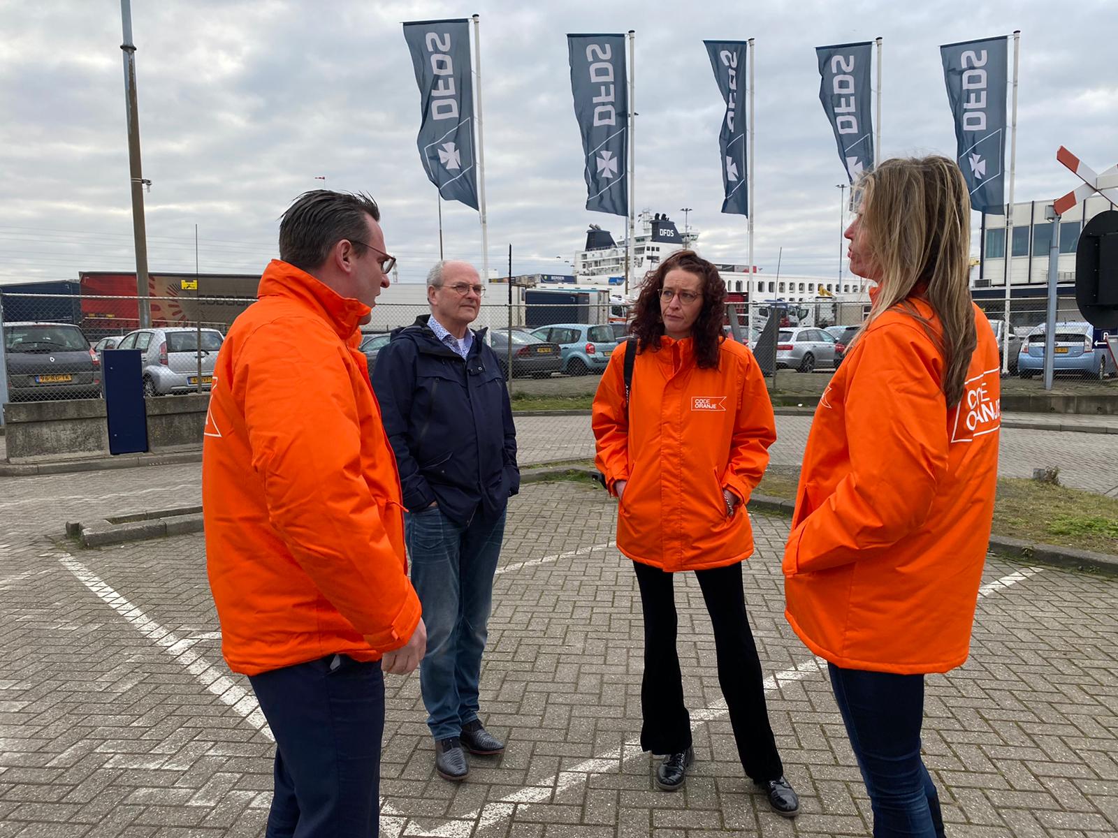 Code Oranje lijsttrekker Richard de Mos bezoekt Vlaardingen 