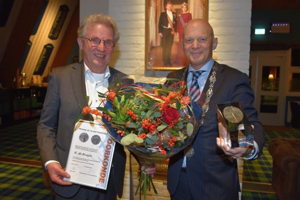 Vlaardingse Stadspenning voor Henk de Bruijn