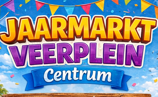 Jaarmarkt op het Veerplein in Vlaardingen