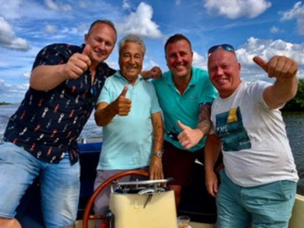 Marcel, Sjaak en Bob kwart eeuw Aas van Vlaardingen