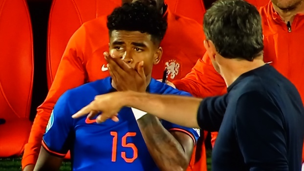 Ian Maatsen bij het Grote Oranje