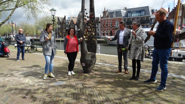 Haringschub als eerbetoon