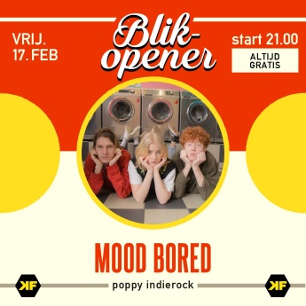 Mood Bored en Cloud Cafe vrijdag 17 februari in De Kroepoekfabriek