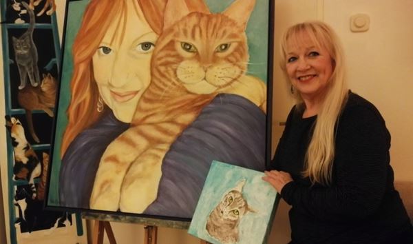 Workshop portret schilderen van je geliefde kat