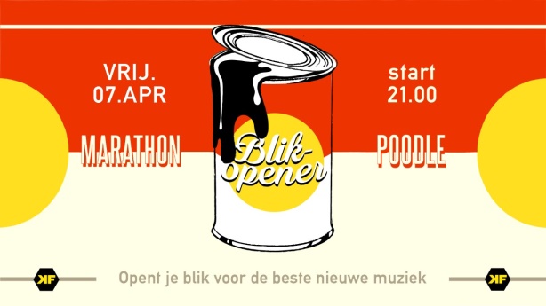 Marathon en Poodle in  De Kroepoekfabriek op vrijdag 7 april