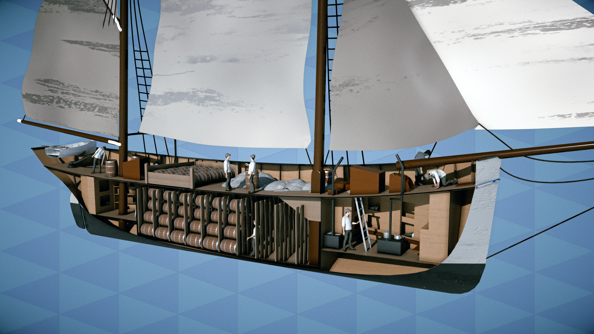 Virtuele tewaterlating VL.92 Balder