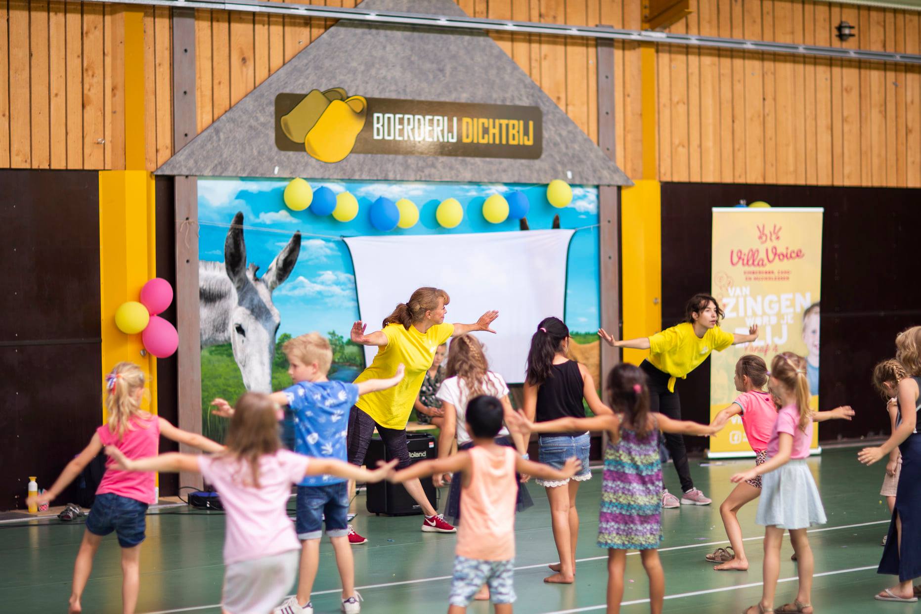 Zang, dans, muziek en toneel tijdens Summerschool Villa Voice