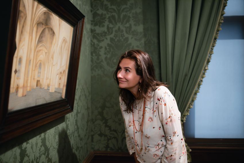 Martine Gosselink houdt 'Preek van de Leek' in de Haagse Kloosterkerk 