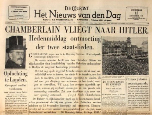 Krantenartikelen ‘De Courant’ & ‘Het Nieuws van den dag’