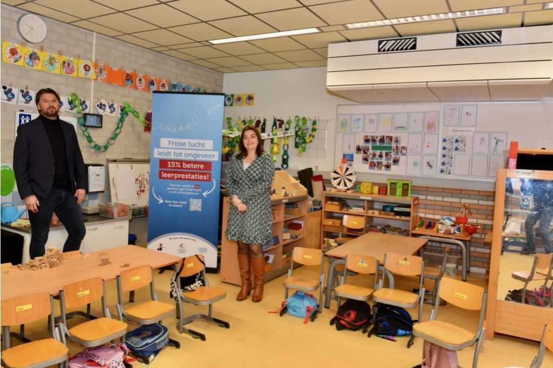 Vlaardingen zet in op schone lucht in Vlaardingse onderwijslokalen