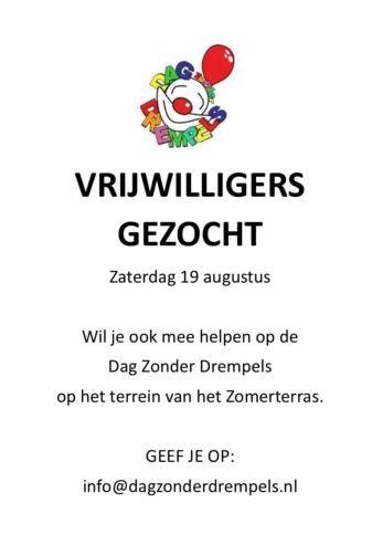 Vrijwilligers gezocht voor mooiste dag van het jaar