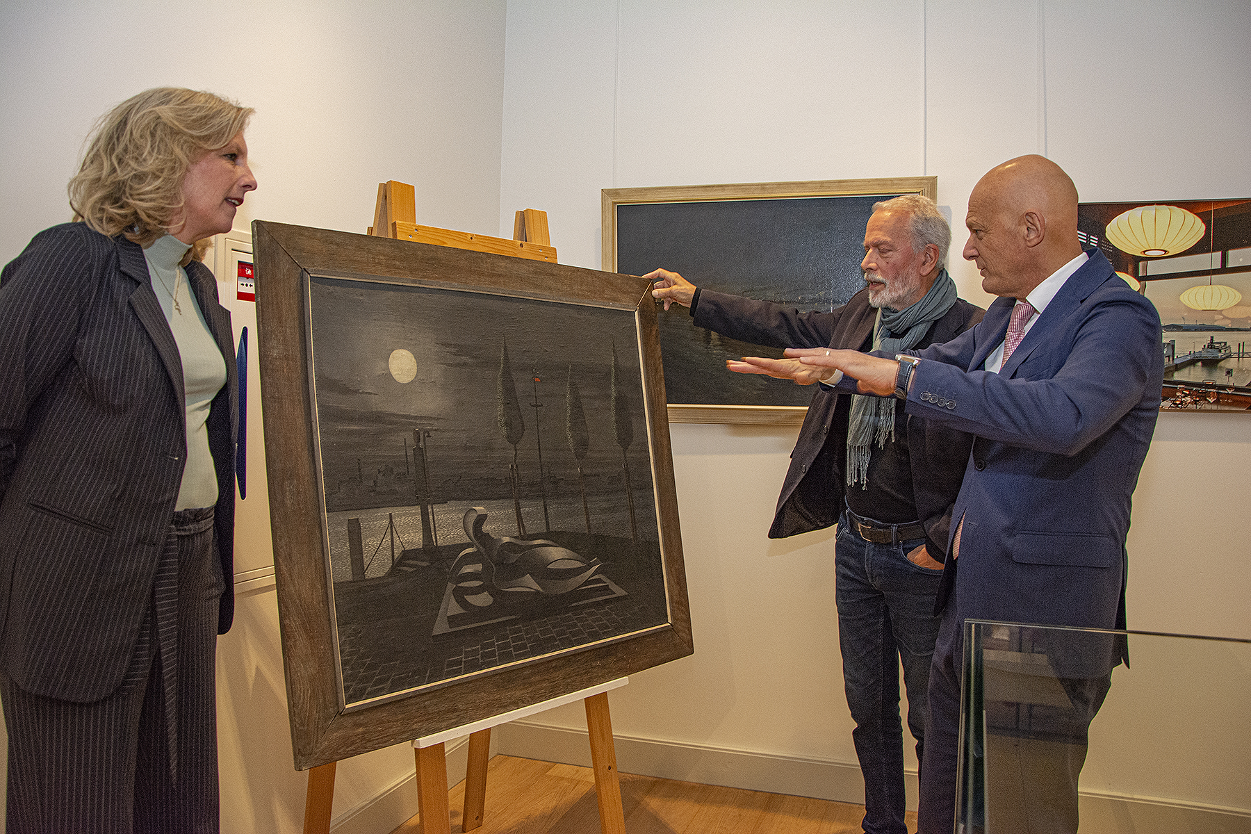 Burgemeester Wijbenga vindt ontbrekend schilderij terug