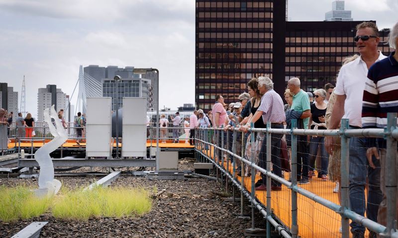 Rotterdam Rooftop Walk sluit af met meer dan 200.000 bezoekers