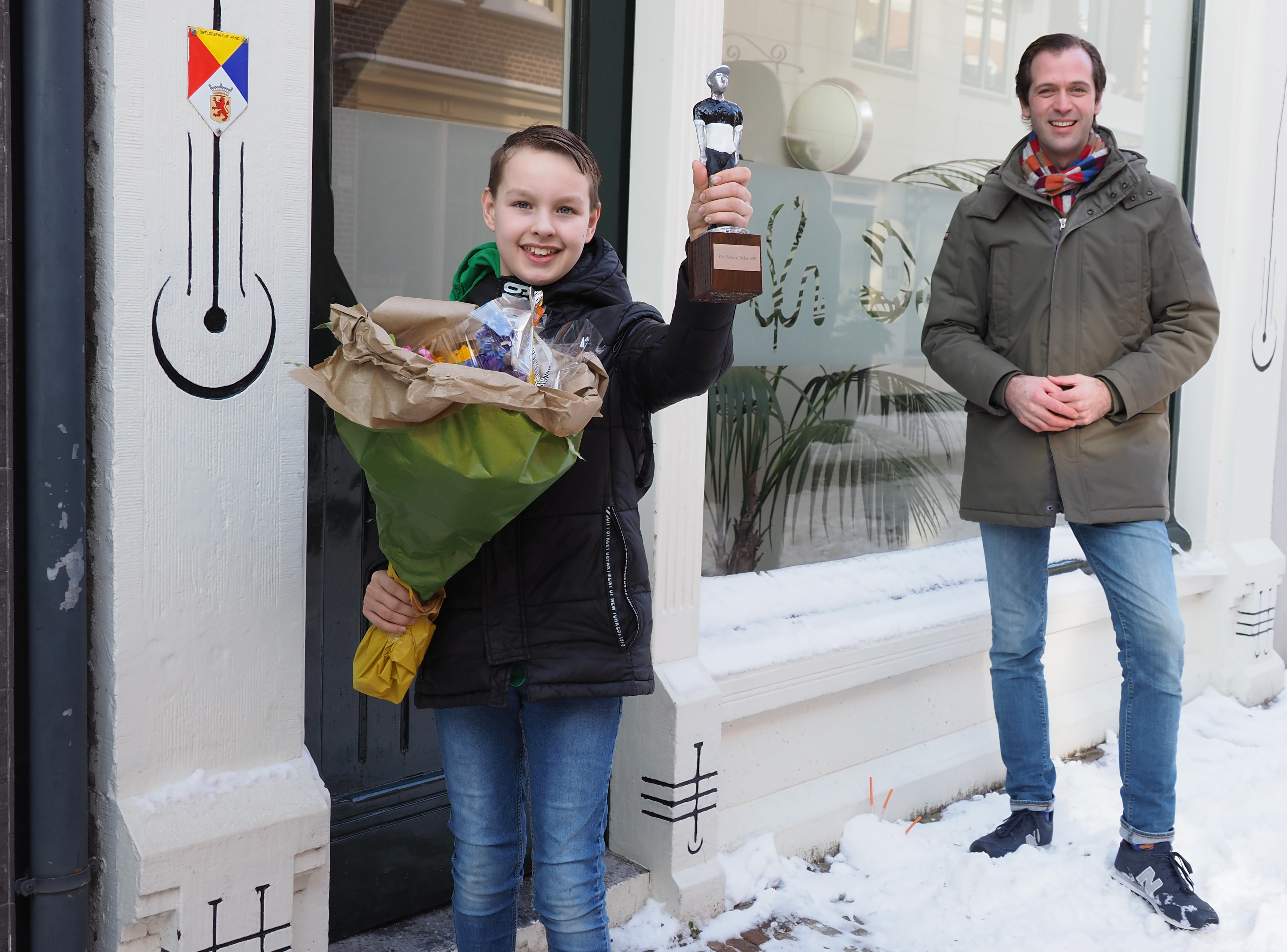 Schermtalent Quinten Krottje verrast met Flip Vethaaktrofee 2020