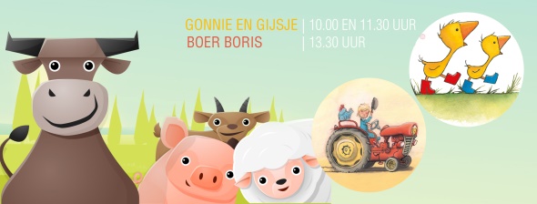 Peuterfestival met Gonnie en Gijsje en Boer Boris