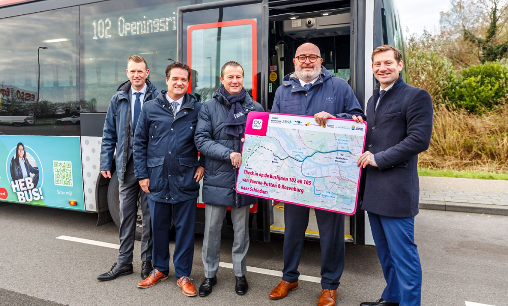 Buslijnen verbinden Voorne-Putten en Rozenburg met Vlaardingen