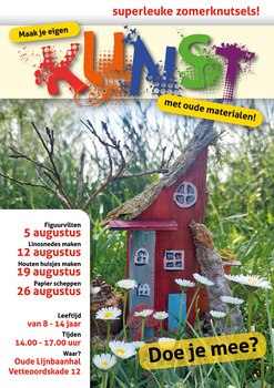 Zomerworkshops voor kids in de Cultuurwerkplaats