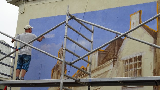 Kunst aan de buitenmuur