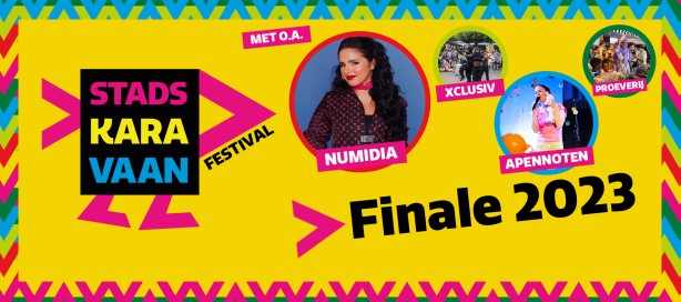 Stadskaravaan Finale in de Stadsgehoorzaal