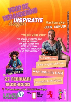 Level Up Inspiratiedag met gastspreker John Khöler