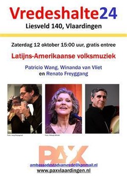Patricio Wang, Winanda van Vliet en Renato Freyggang