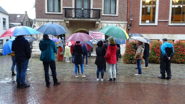 Umbrella Academy in protest