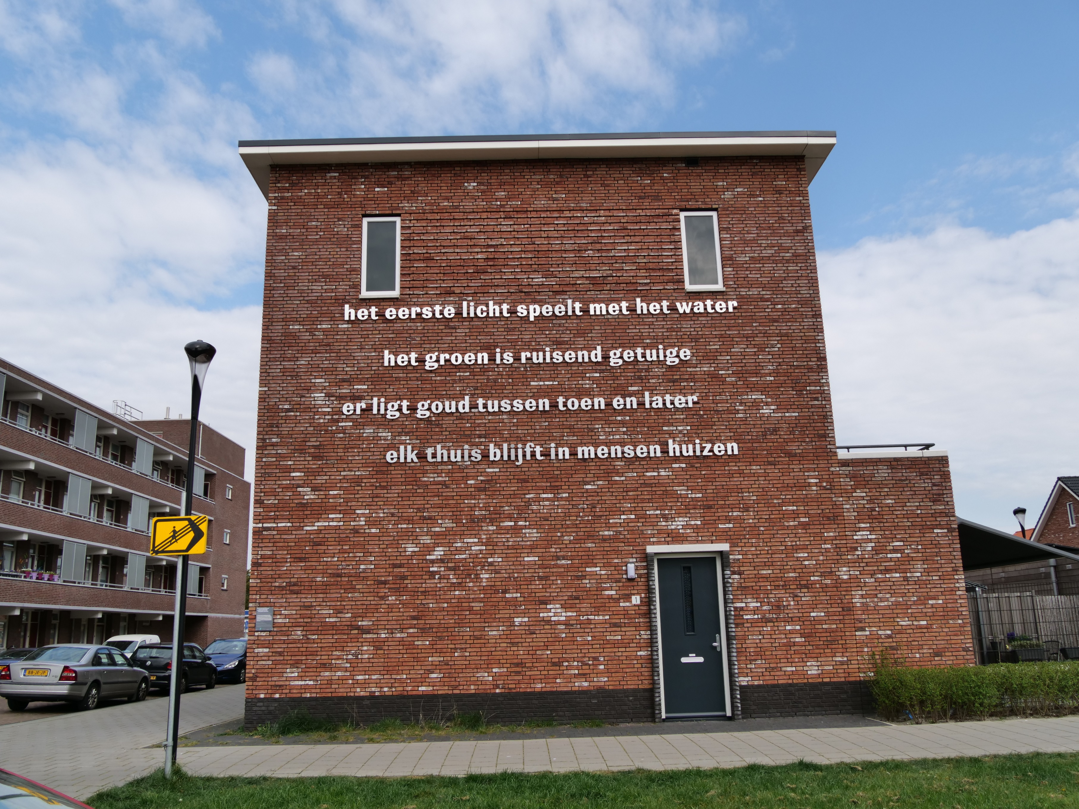 Kunstwerk van de Maand mei 2021: gedicht Sluispolder-West