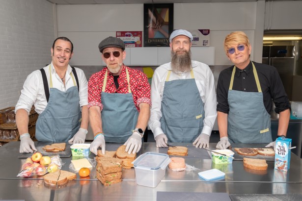 De Wannebiezz helpen de Boterhammenman