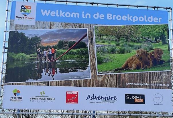 Nieuw doek entree Broekpolder onthuld