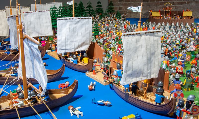 Museum Vlaardingen presenteert de geschiedenis van Nederland in Playmobil